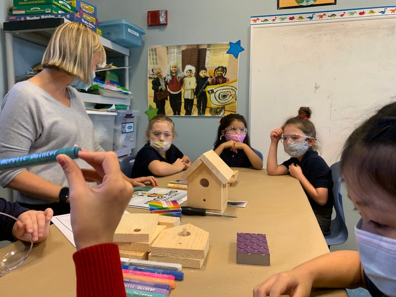 Teaching girls that women can do any job they want to