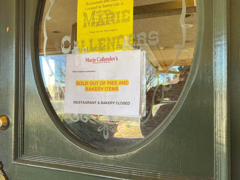 San Jose's last remaining Marie Callender’s is now closed.
