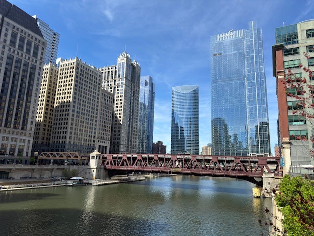 The Chicago River. Friends of the Chicago River Executive Director Margert Frisbie said her organization has helped bring the river's health a long way over the past decade.