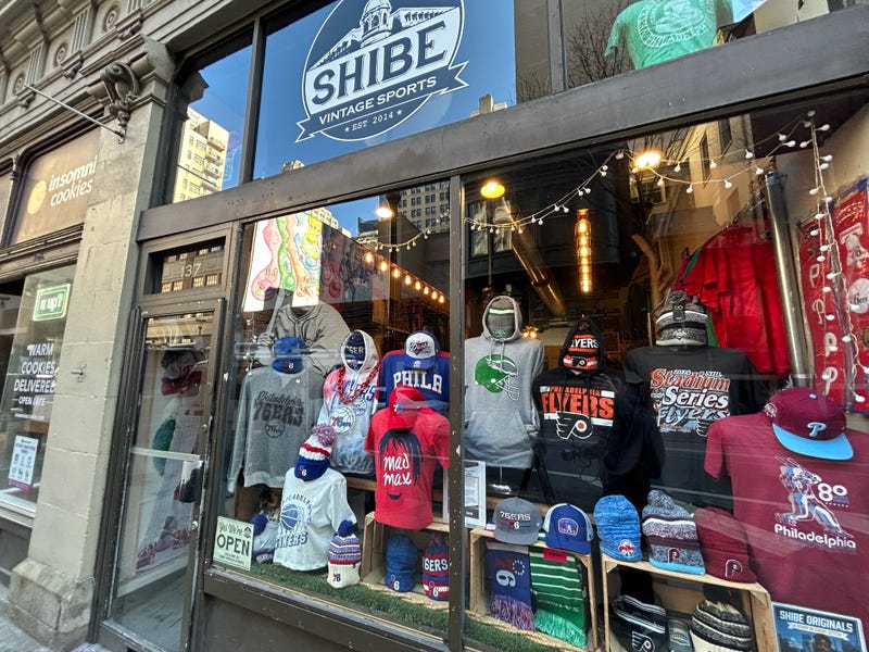 Shibe Vintage Sports in Center City Philadelphia
