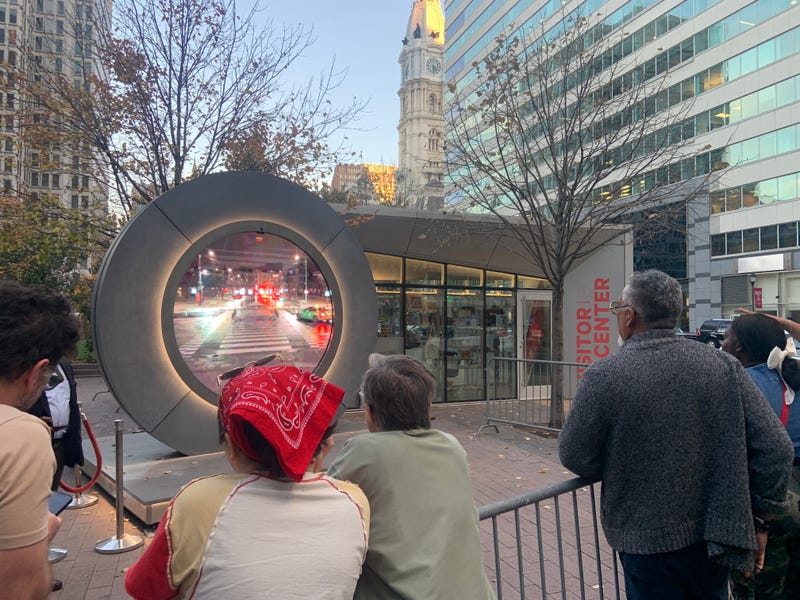 The Portal has been relocated within LOVE Park.