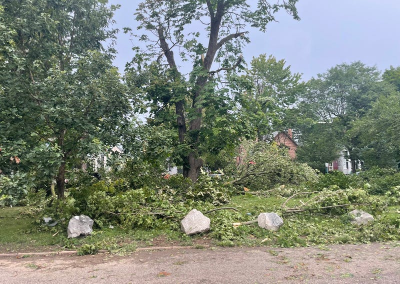 Buffalo tornado damage