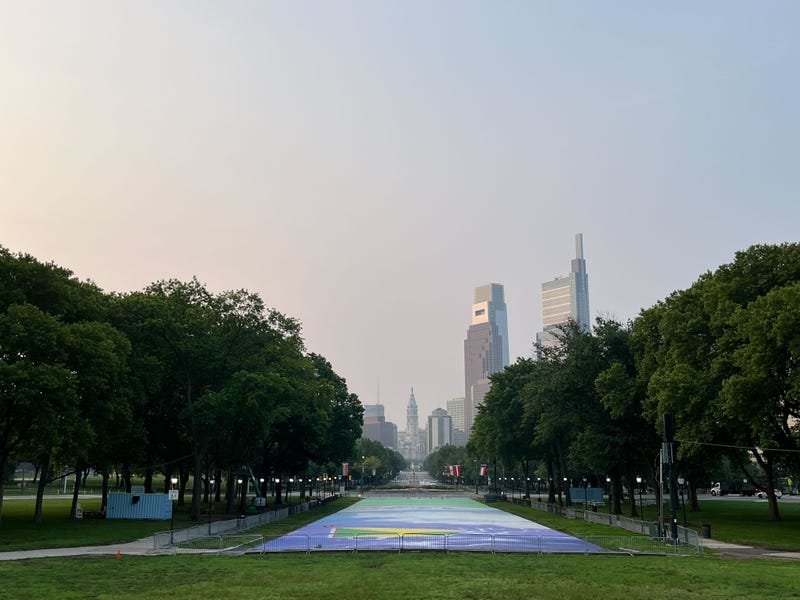smoke, haze in Philadelphia