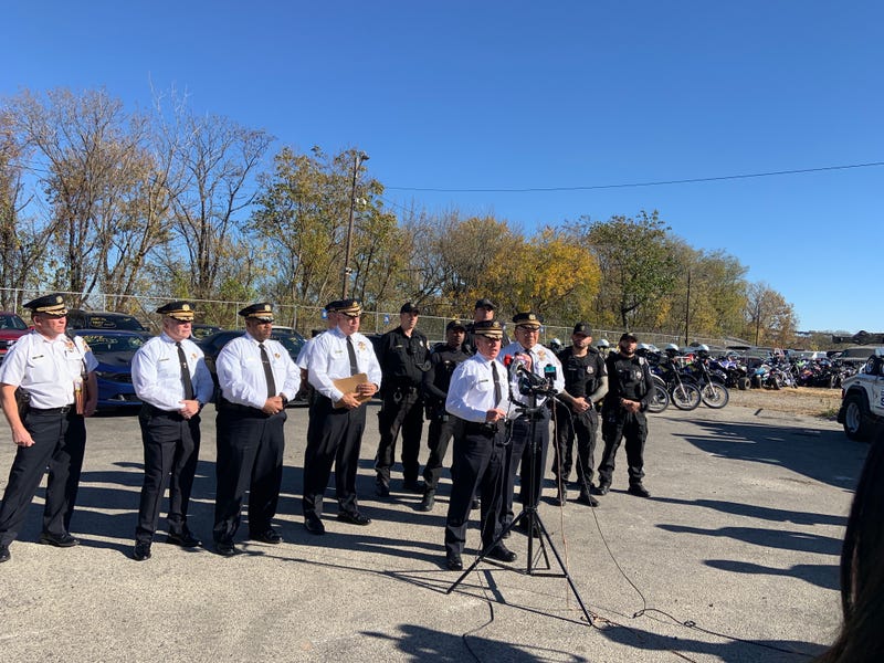 Kevin Bethel and other officers speak on recent arrests in sept. 2024 car meets in philly.