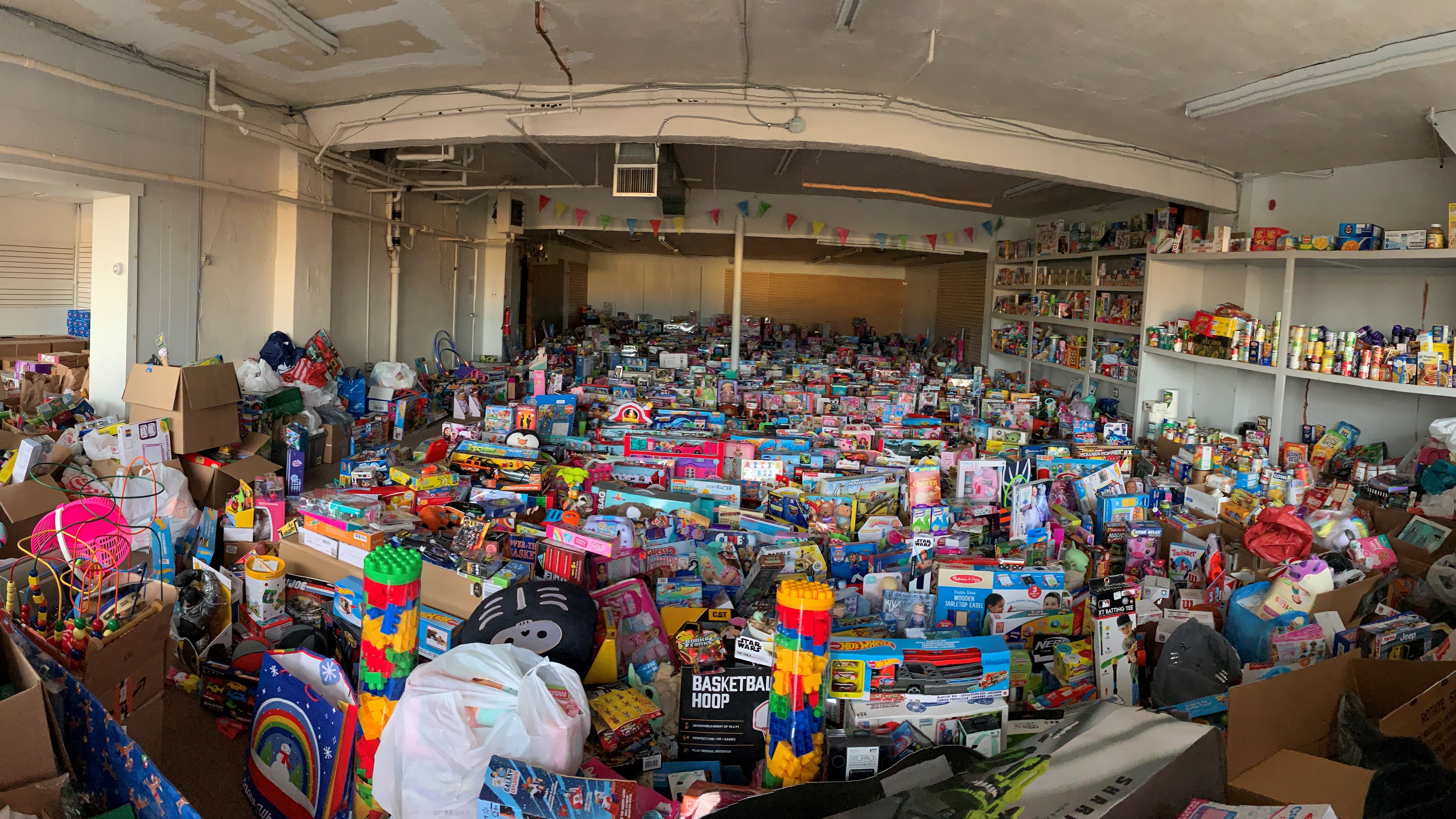 Collegeville restaurant collects nearly 10,000 toys, tons of food to give for Christmas