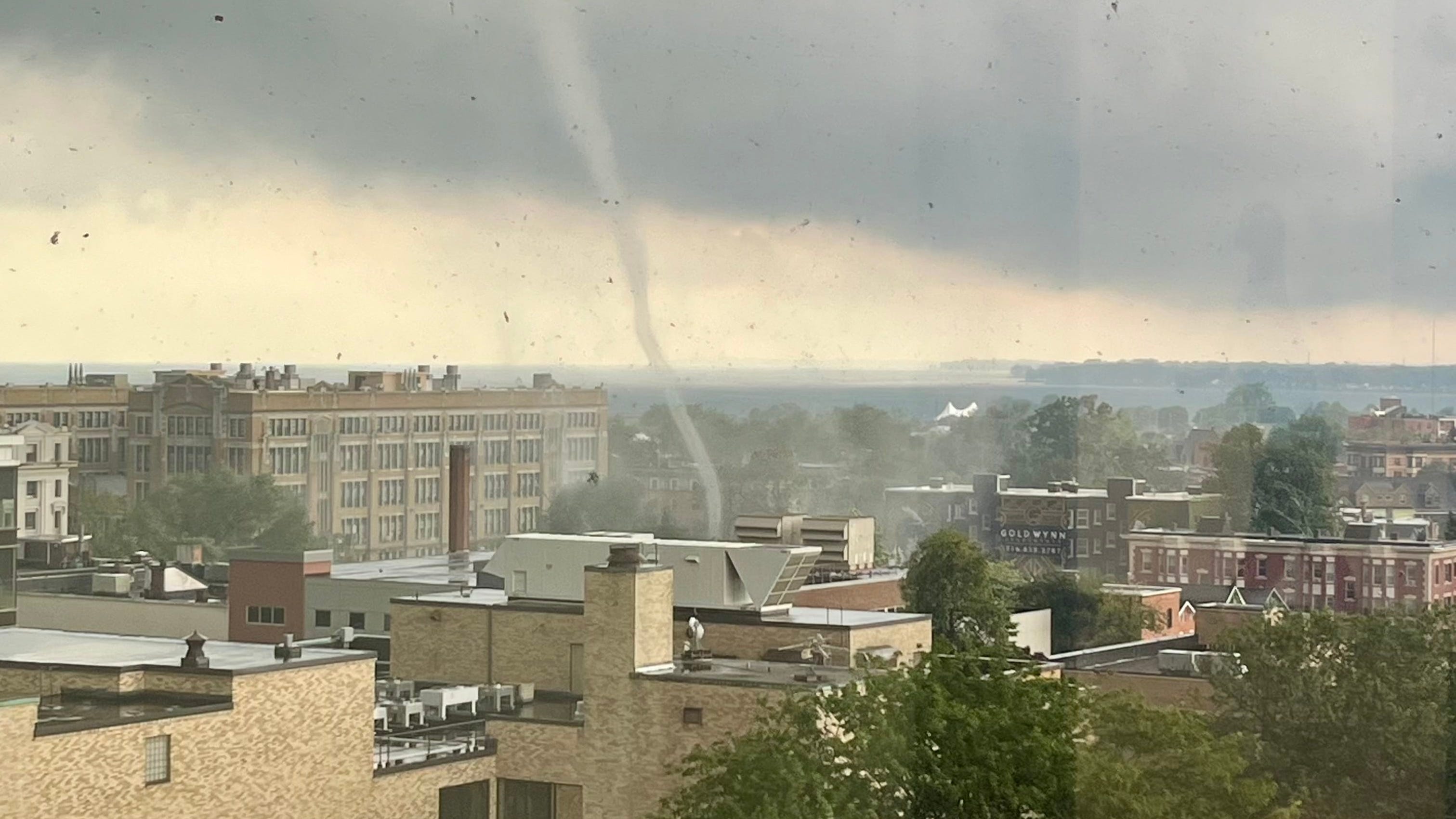 PHOTOS/VIDEO: Meteorologists confirm EF-1 tornado strikes City of Buffalo on Monday