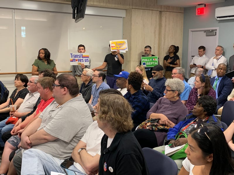 SEPTA holds a public hearing on its doomsday budget proposal on May 19, 2025.