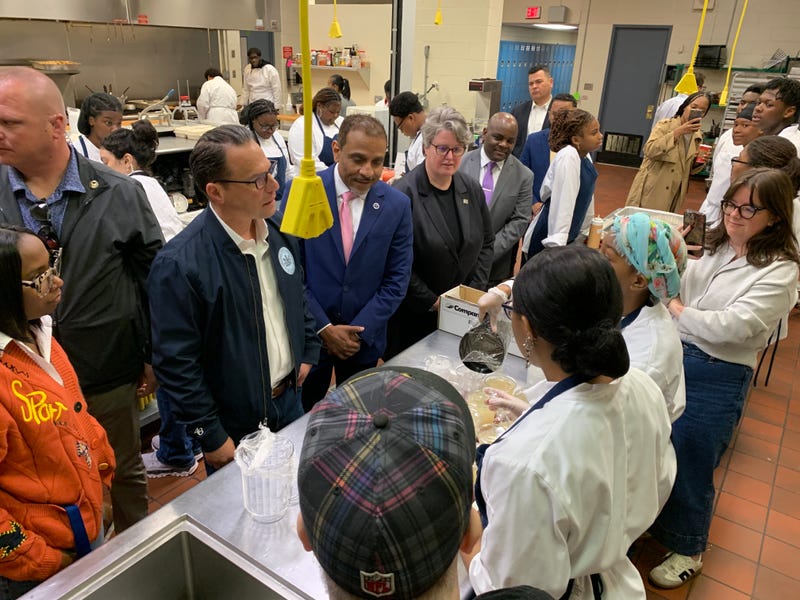 Gov. Shapiro visited Randolph Career and Technical High School Friday