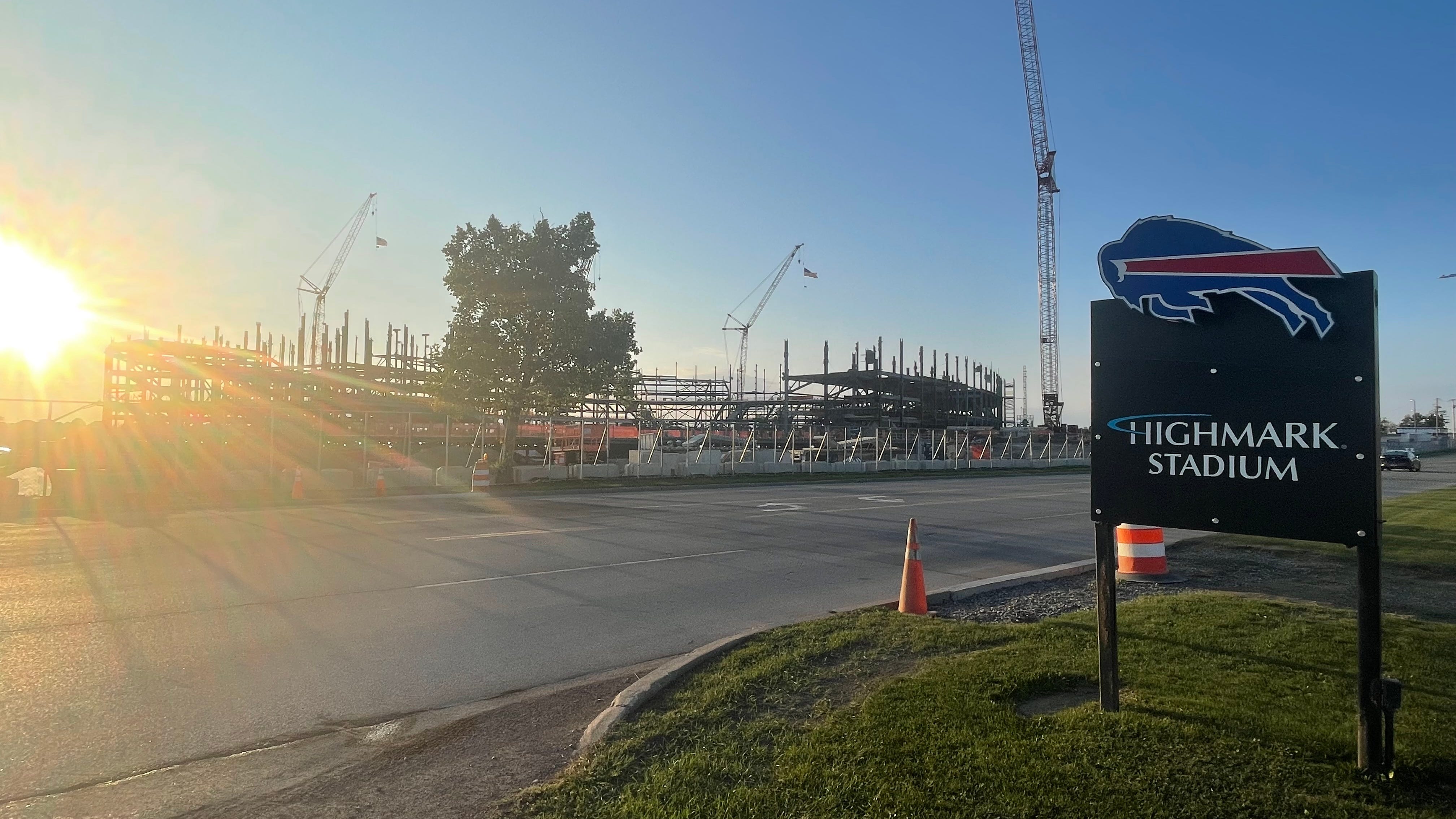 Bills fans amazed at progress of construction for new Highmark Stadium