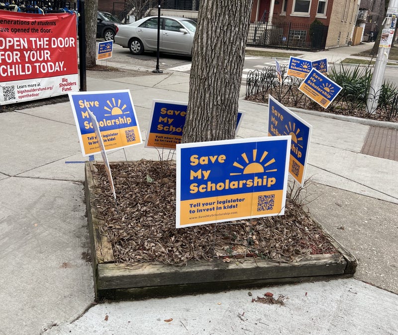 signs outside school