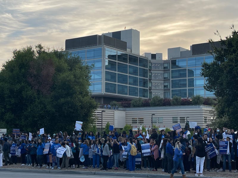 Around 5,000 Stanford nurses began a strike on Monday.