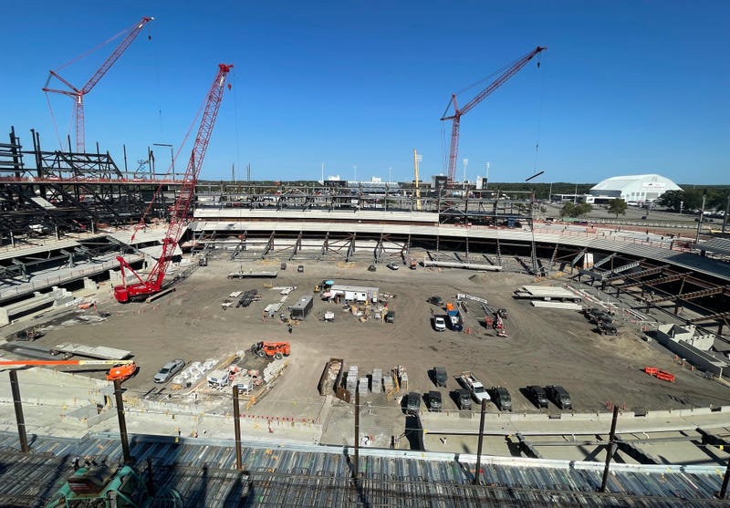 Highmark Stadium construction