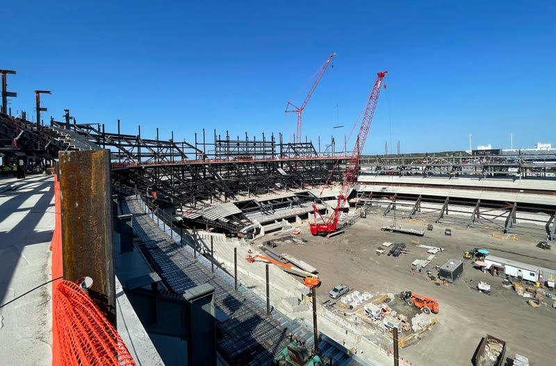 Highmark Stadium construction