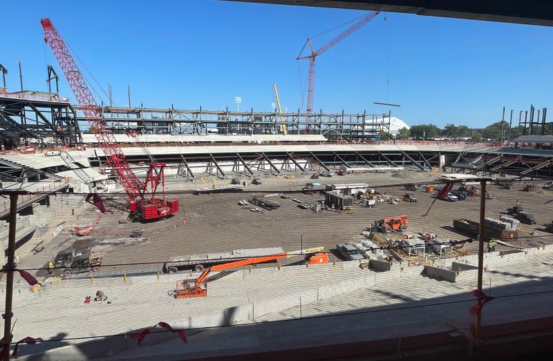 Highmark Stadium construction