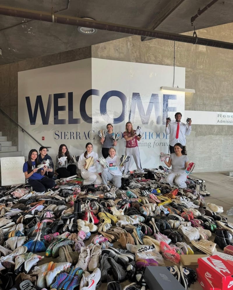 Sarah and her classmates