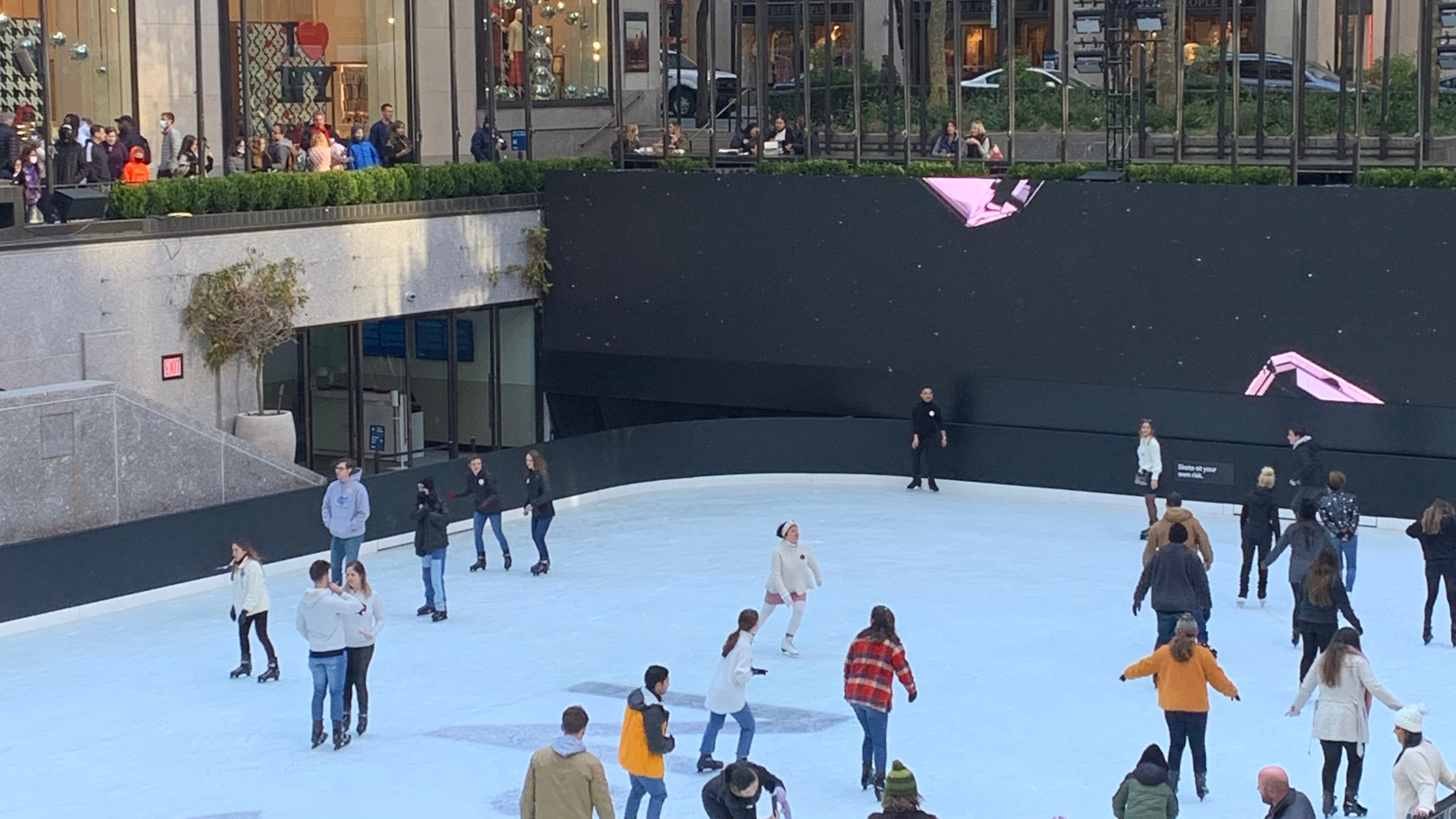 Rockefeller Center ice skating rink reopens for the holiday season