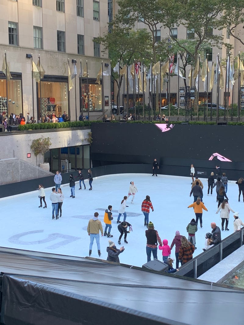 Rock Center ice skating rink 