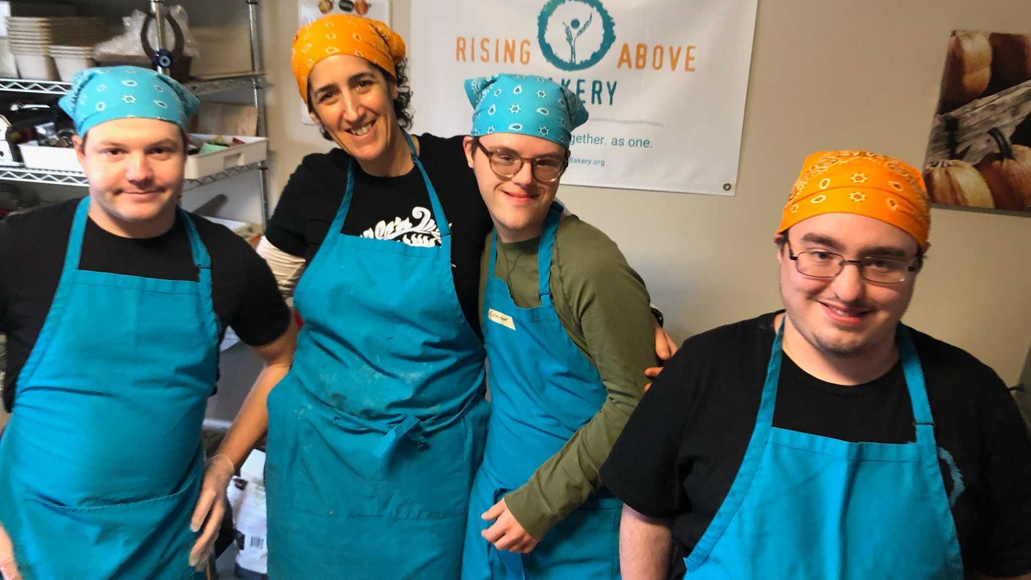 Young adults with special needs learn valuable lessons at NY's Rising Above Bakery