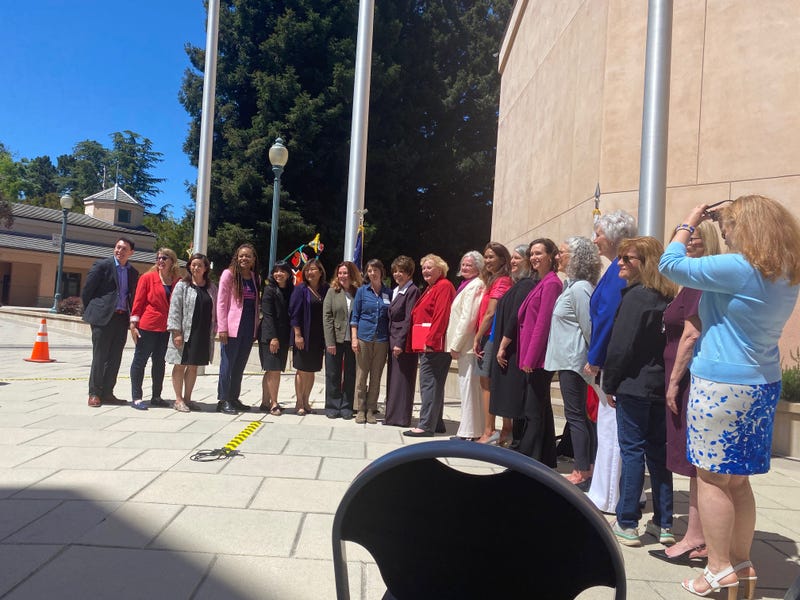 Following this week’s leaked Supreme Court draft, two Bay Area Congresswomen lead a rally to support a bill to legalize abortions nationwide.