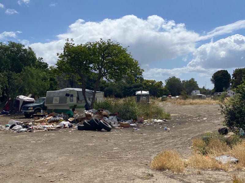 San Jose is hoping to push back the deadline to finish clearing a massive homeless encampment south of the city’s airport