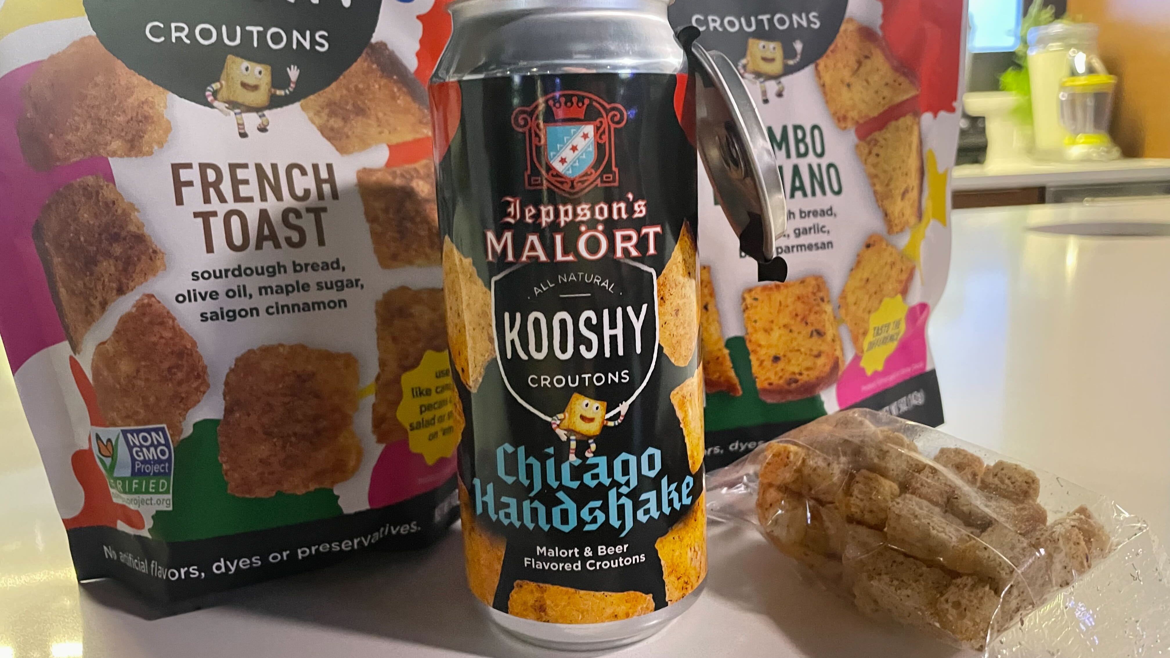 Malort-flavored croutons generate thousands of dollars for charity