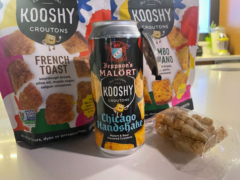 Kooshy's Chicago Handshake Croutons.