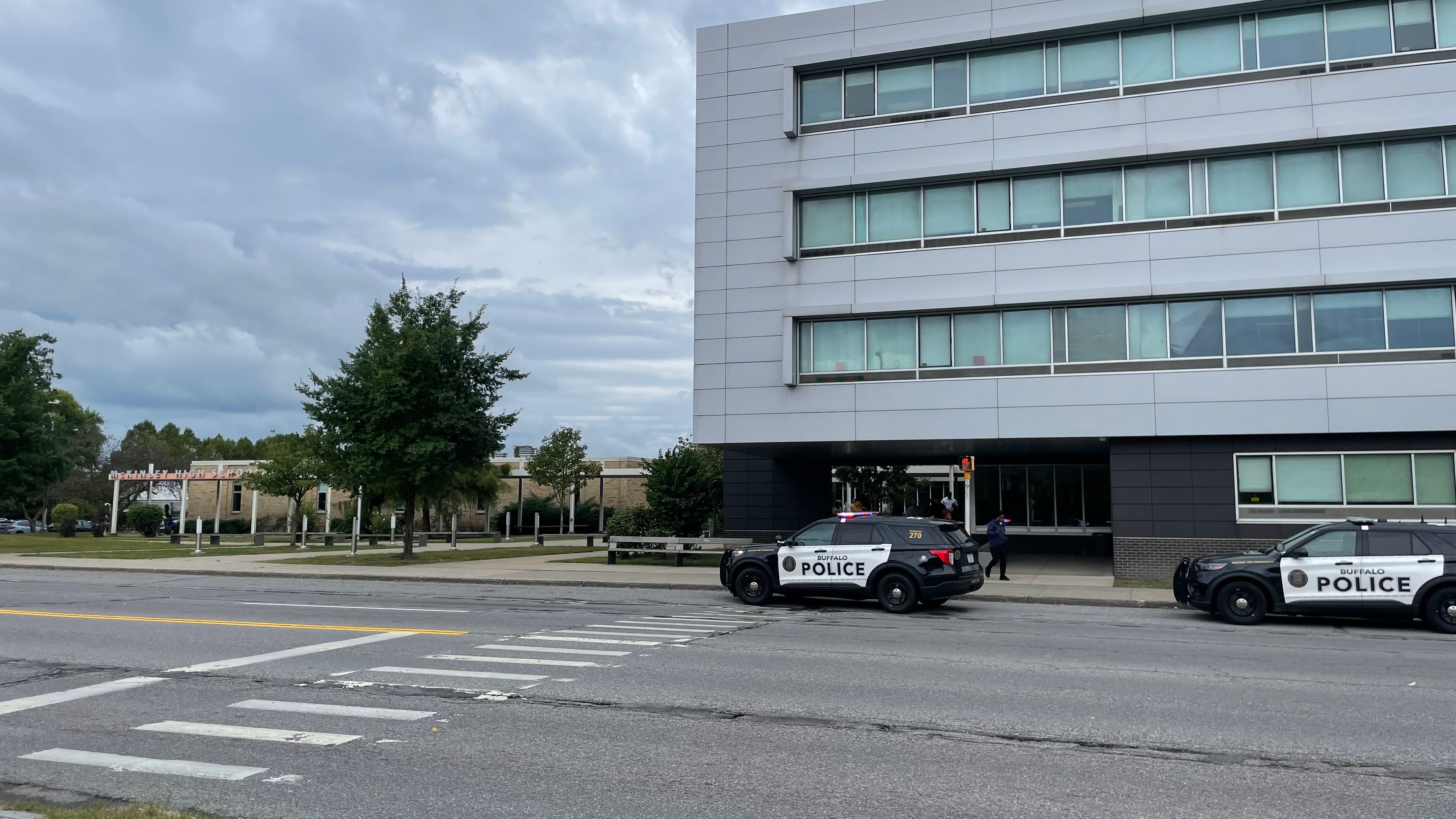 Buffalo police make an arrest in connection with Monday's stabbing at McKinley High School