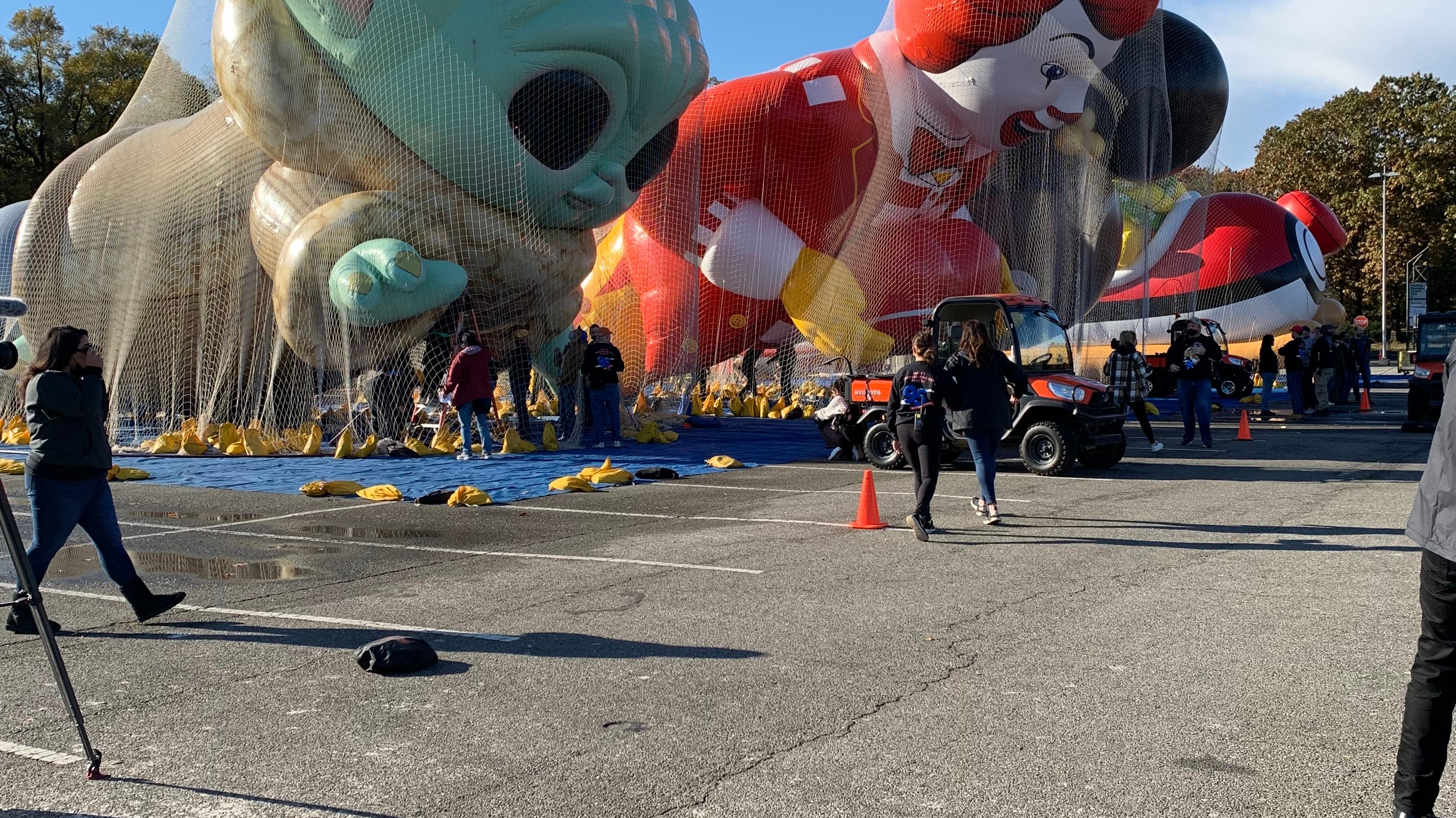 Baby Yoda, Ronald McDonald balloons soar at Macy’s Thanksgiving Day Parade test flight