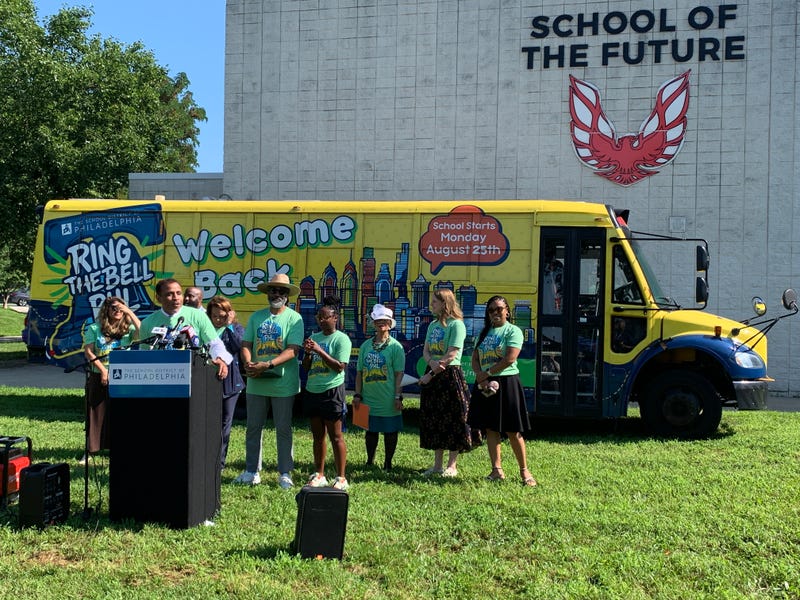 Philadelphia School District's Back to School Bus tour