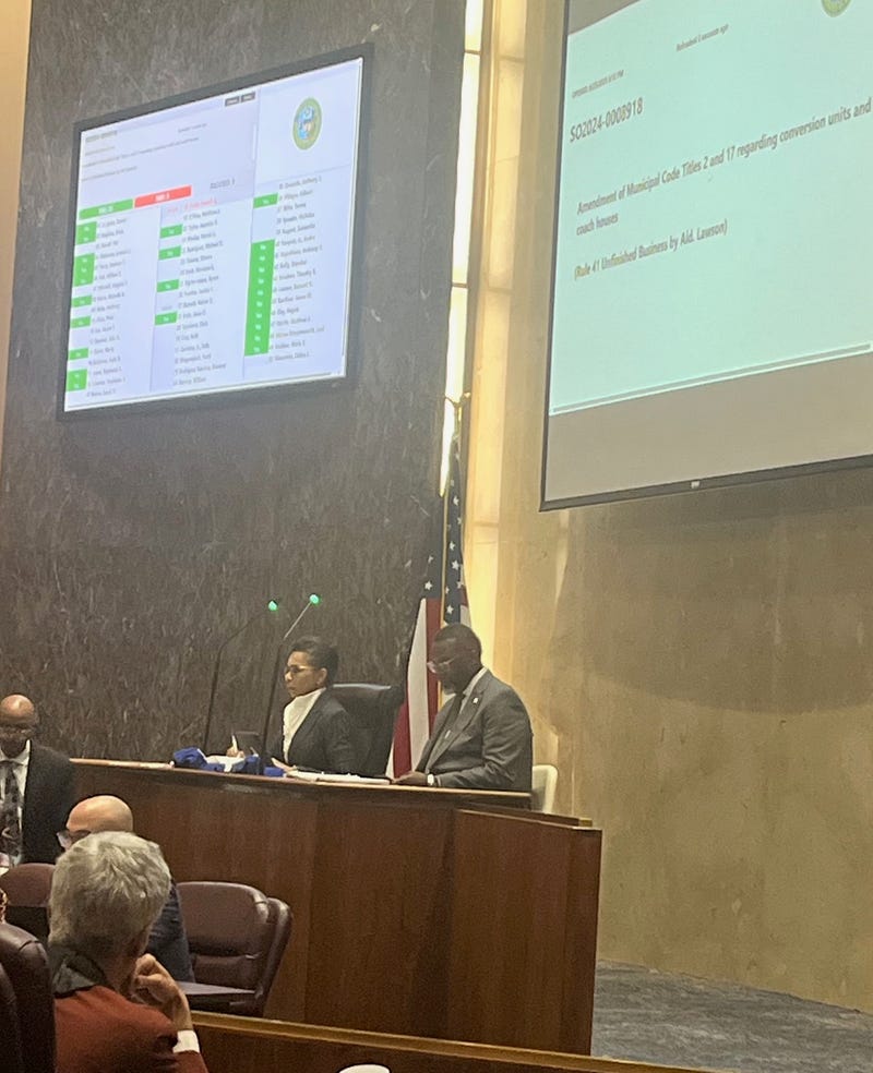 Chicago Mayor Brandon Johnson presides over a City Council vote on the so-called "granny flat" ordinance, September 25, 2025.