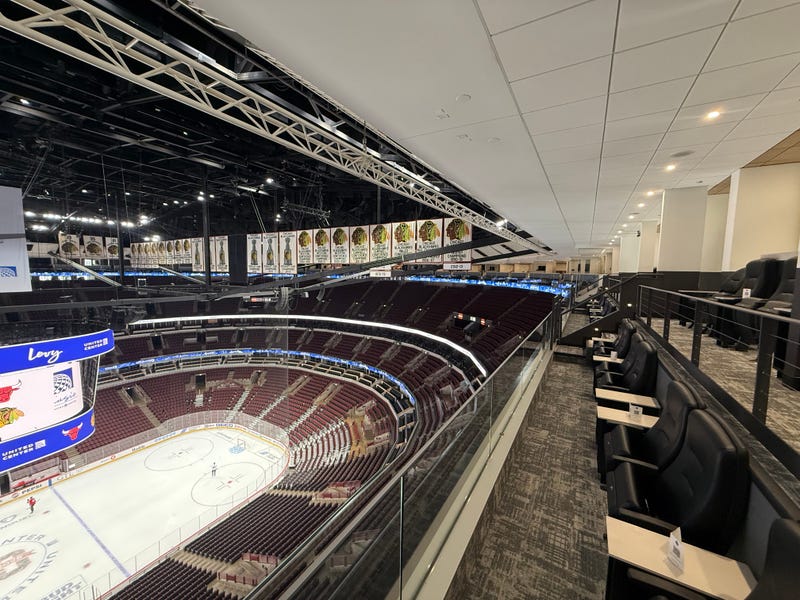 The United Center unveiled a major renovation to its Banner Level, turning what was once a row of traditional suites into a mix of new seating options designed to give fans more flexibility and affordability.