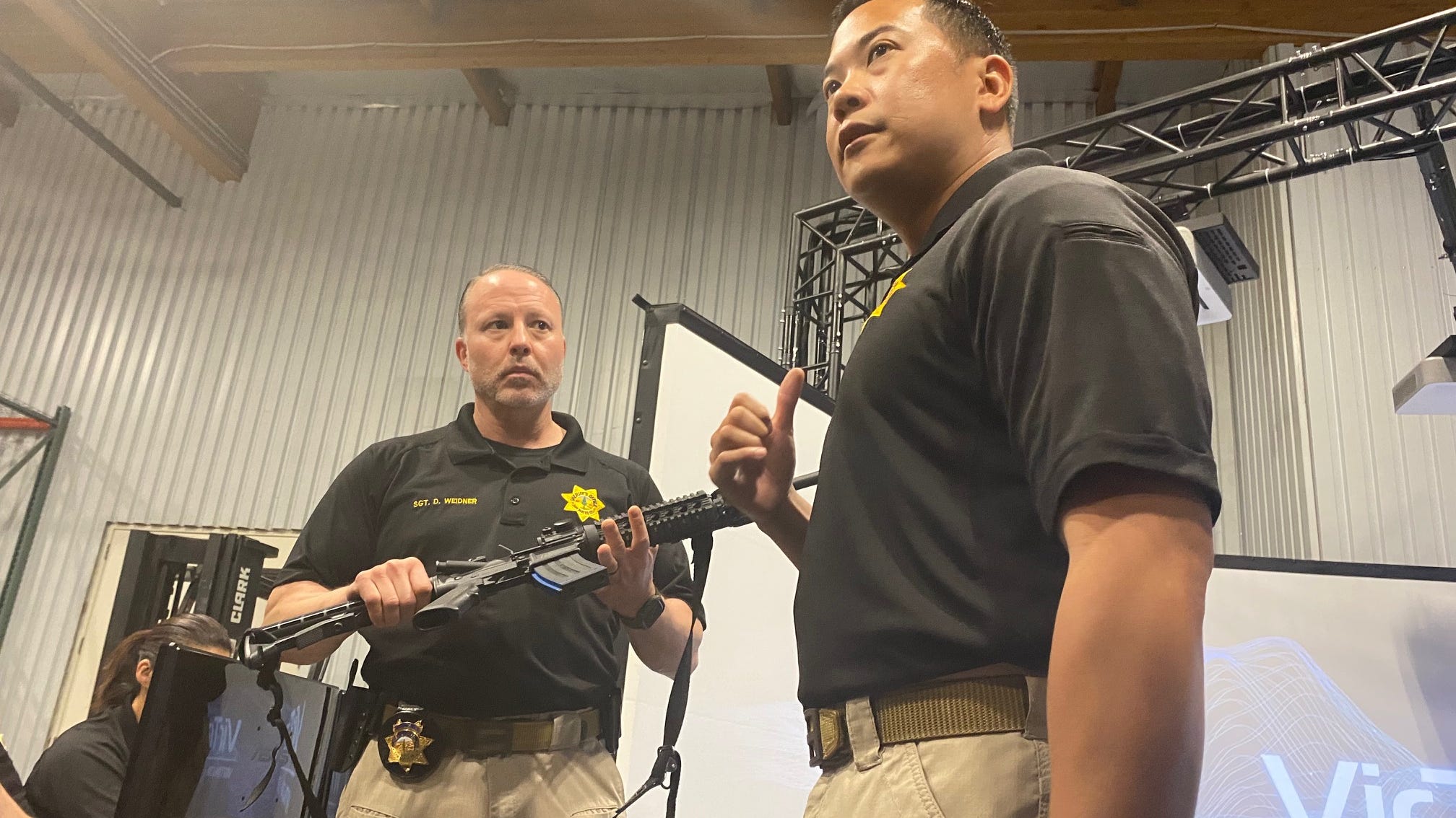 VIDEO: Bay Area authorities unveil new active shooting training simulator