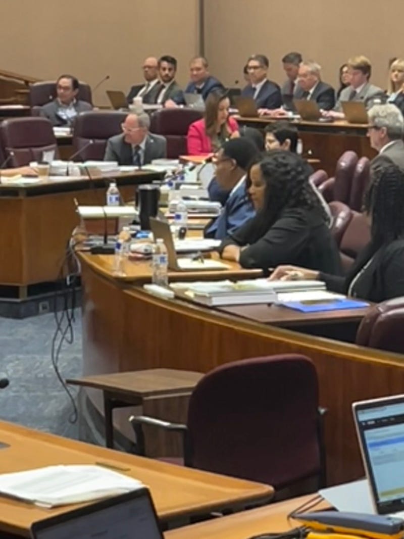 Members of Chicago mayor Brandon Johnson's finance team answer questions from aldermen during budget hearings at City Hall.
