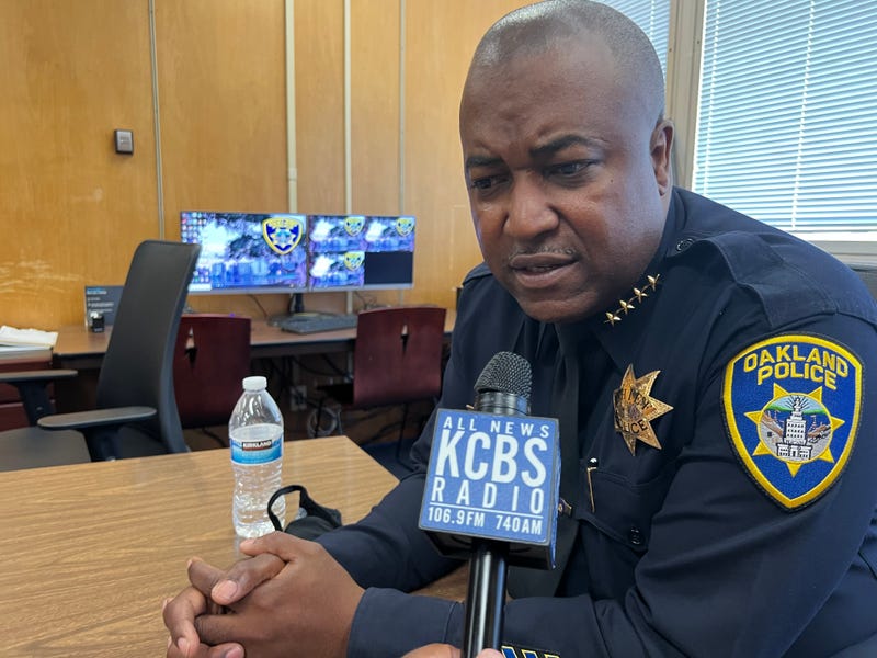 Former Oakland Police Chief LeRonne Armstrong speaks with KCBS Radio reporter Bob Butler on June 1, 2022.