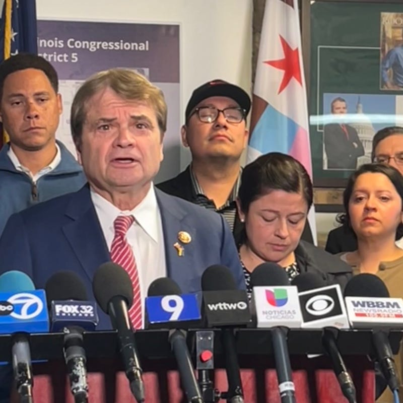 U.S. Rep. Mike Quigley (D-5th District) at his district office.