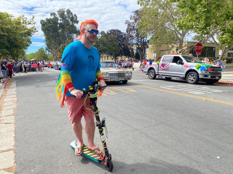 Scenes from San Jose's Fourth of July parade on Monday.