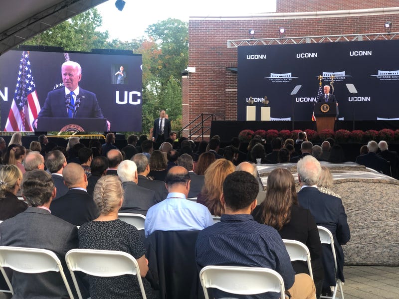 President Joe Biden UConn