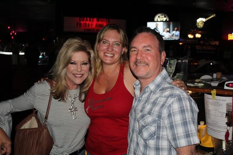 K-Frog's Heather and Pepper with DJ Dave at the Brandin' Iron in San Bernardino