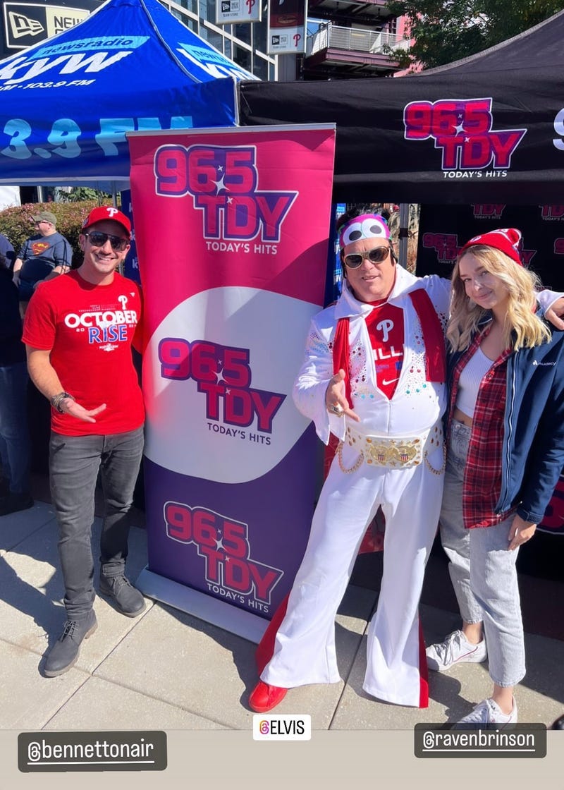 96.5 TDY Celebrates Red October at Phillies' Postseason Block Party