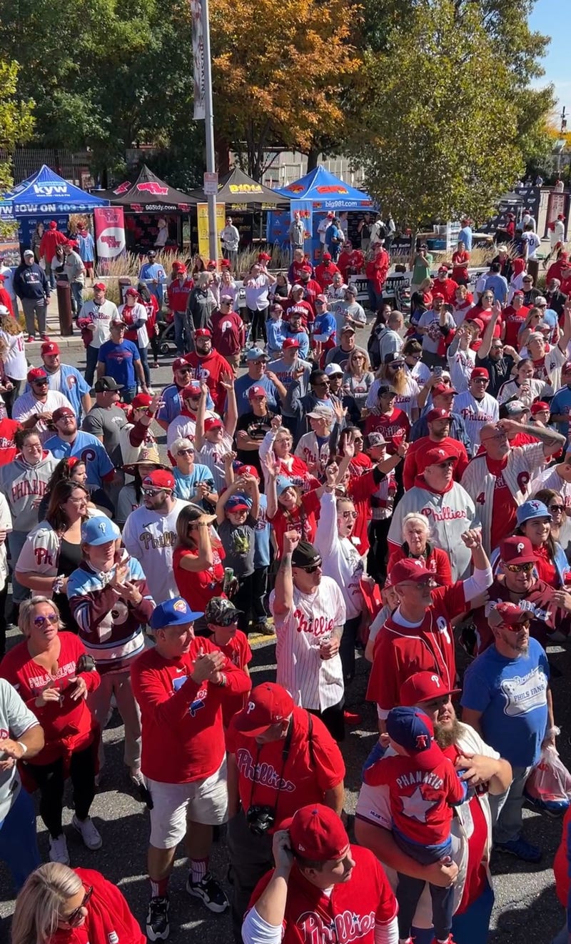96.5 TDY Celebrates Red October at Phillies' Postseason Block Party