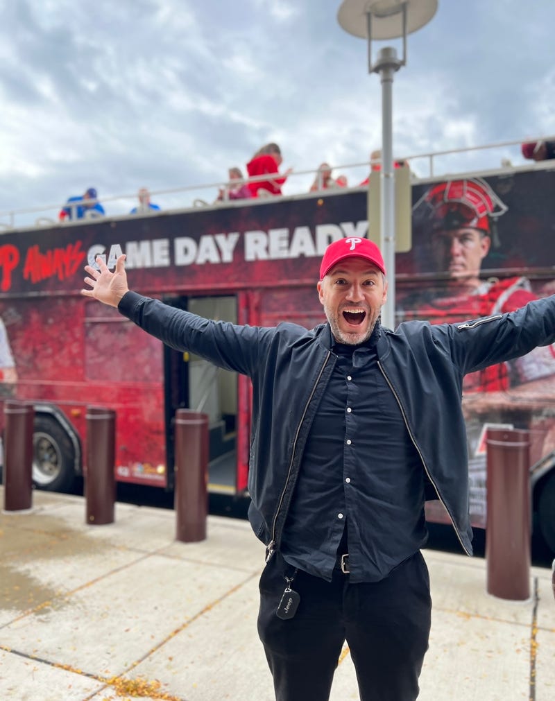 Trey Morgan on the Rally for Red October Bus