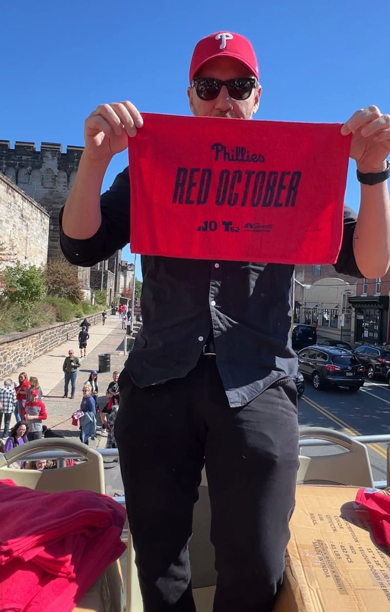 Trey Morgan on the Rally for Red October Bus