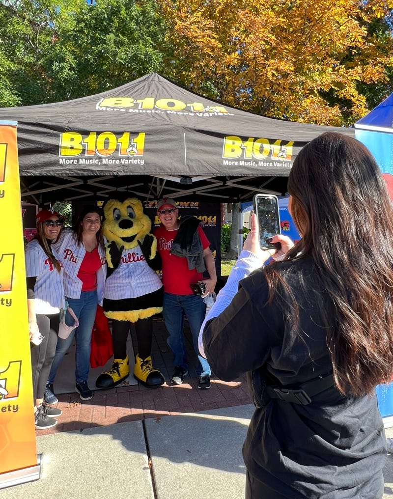 B101.1 Celebrates Red October at Phillies' Postseason Block Party