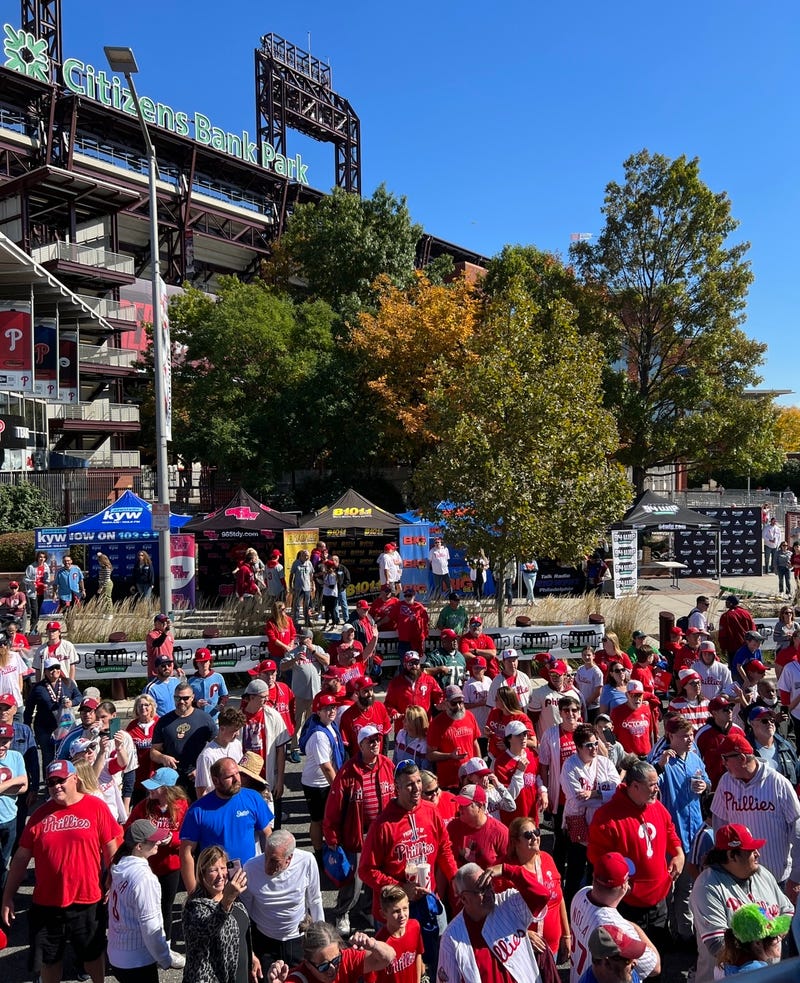 B101.1 Celebrates Red October at Phillies' Postseason Block Party