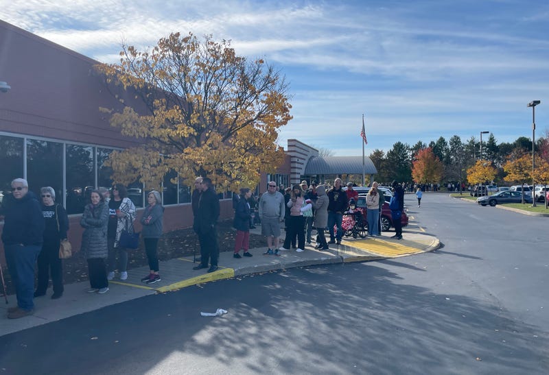 Early voters in Amherst