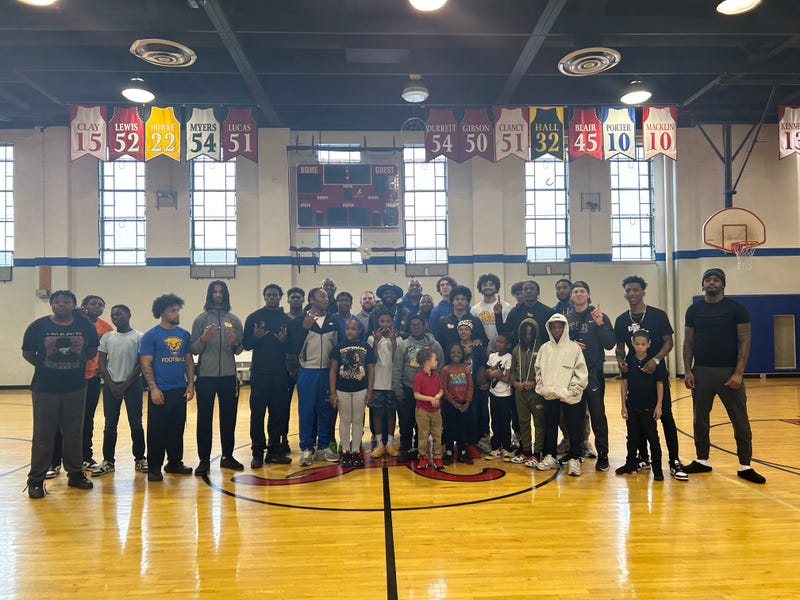 Pitt student athletes at the Ammon Recreation Center
