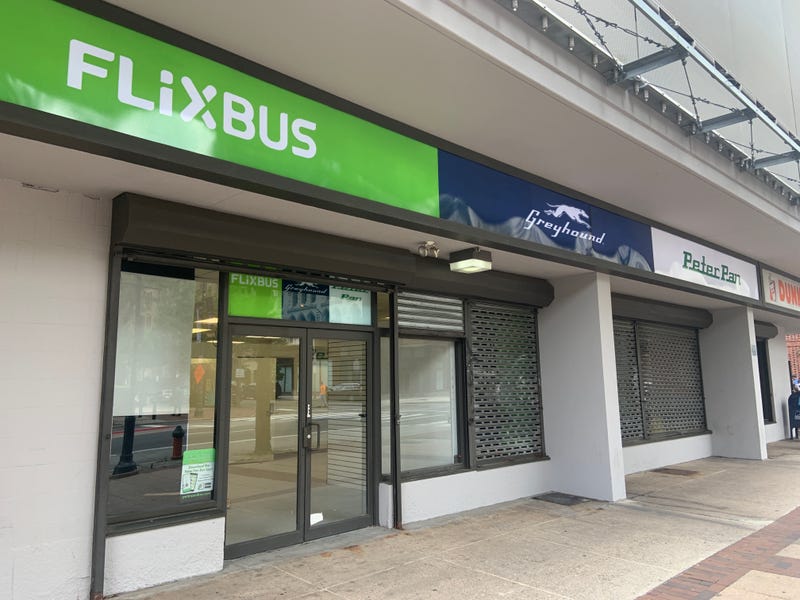 new Greyhound bus terminal on Market Street 