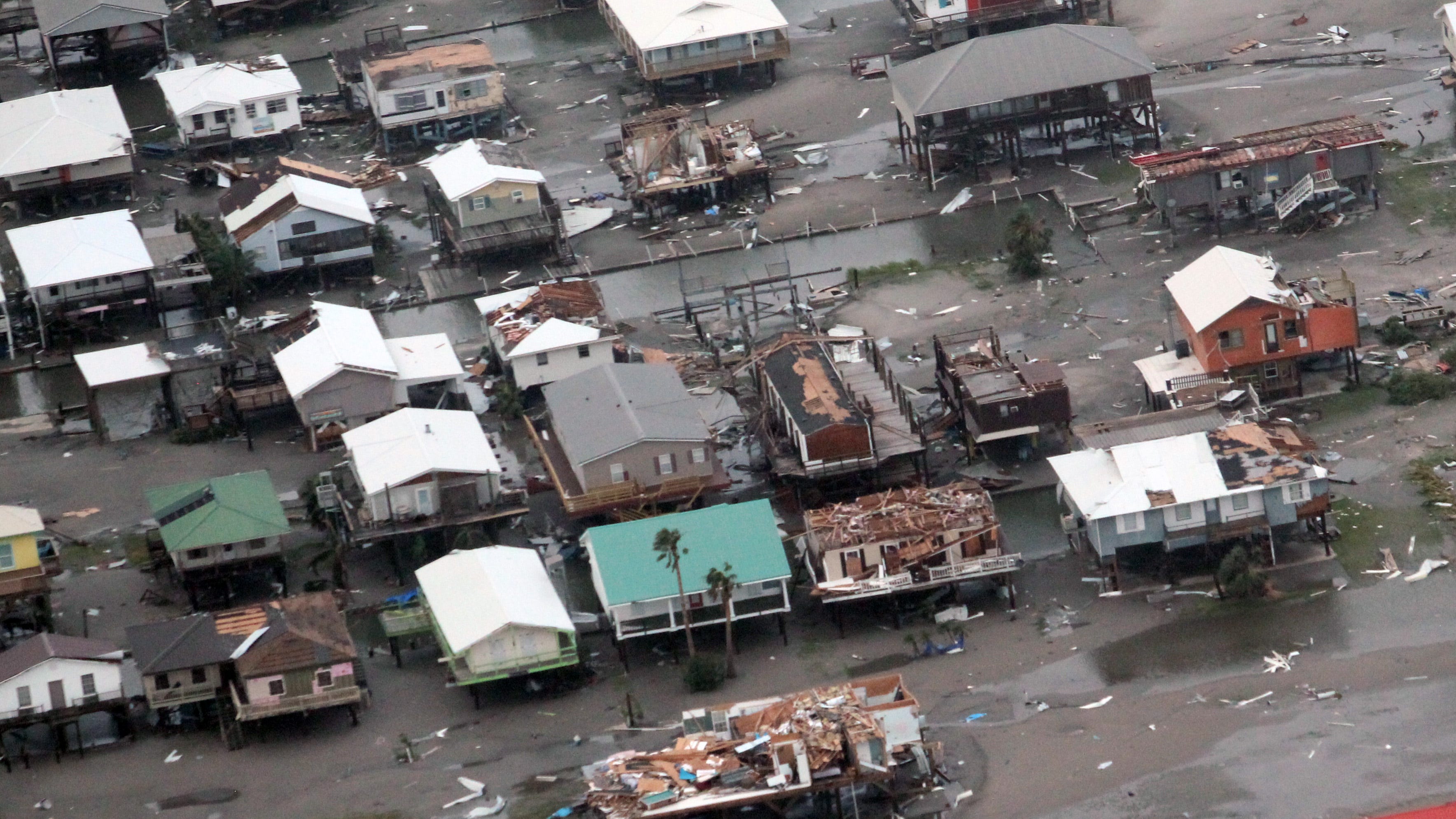 Aerial photos, video show Hurricane Ida's devastation along Louisiana coast