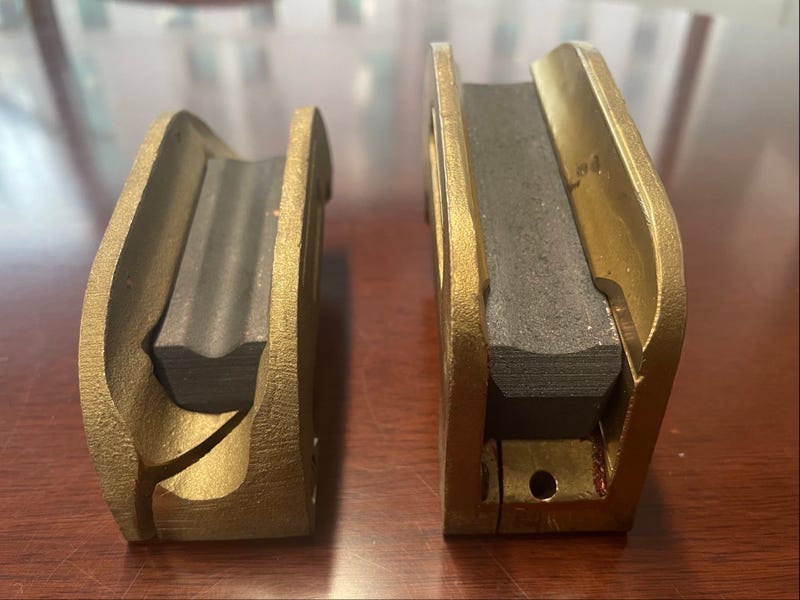 A replacement slider that wore out earlier than expected