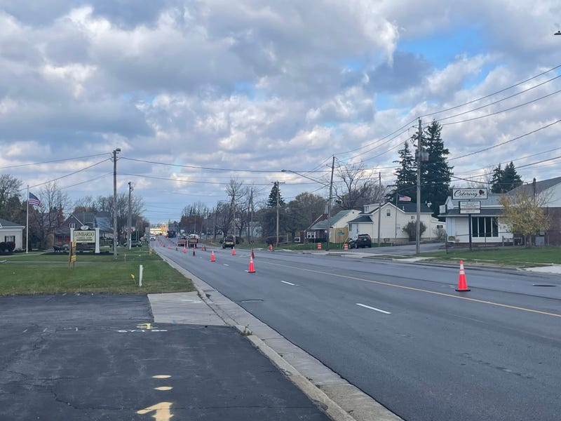 Roadwork along Abbott Road